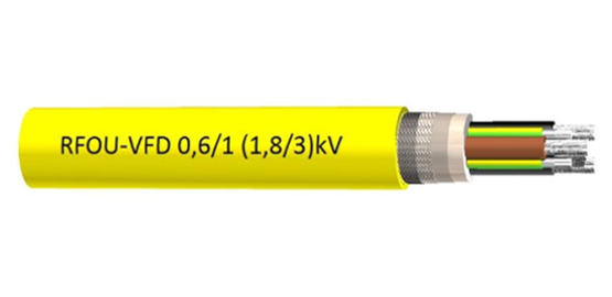 RFOU VFD kabel 0,6kV-1kV class 2 & 5