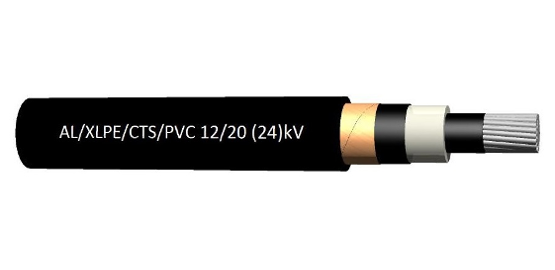AL-XLPE-CTS-PVC kabel 12kV tot 36kV